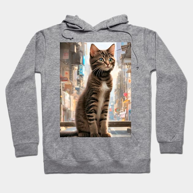 Cute Funny Kittens Beautiful Cats Hoodie by PlanetMonkey